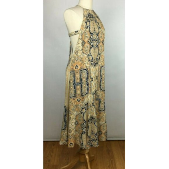New  Geometric Print Sleeveless Maxi Dress  NWOT - Picture 2 of 6